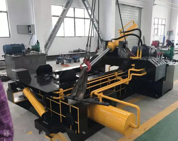 大興250噸雙主缸廢鋼打包機(jī)，廢鐵打包機(jī)